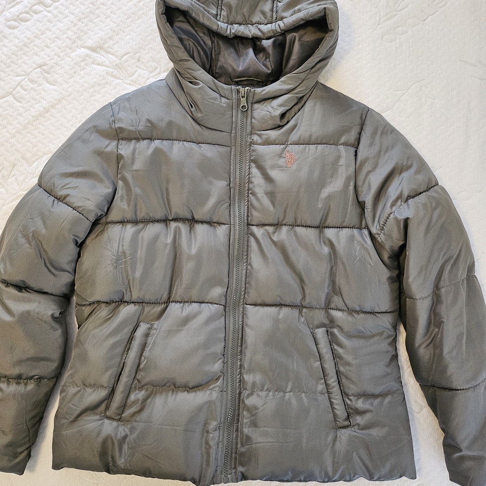 U.S. Polo Assn. Gray Jacket Interior Label